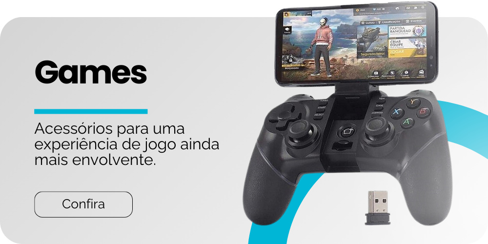 Acessórios para uma experiência de jogo ainda mais envolvente.